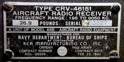 ARB nomenclature plate