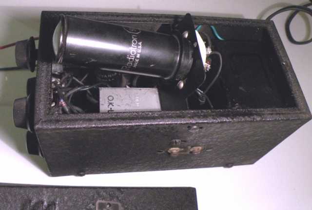 inside the National CRM oscilloscope