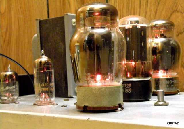 amplifier tubes in the homebrew Grommes 260A