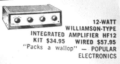 Eico HF-12 advertisement