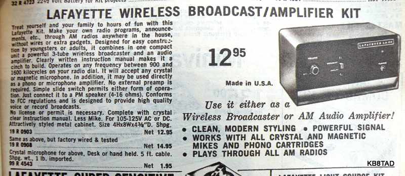 Lafayette LA-23 KT-195 catalog ad