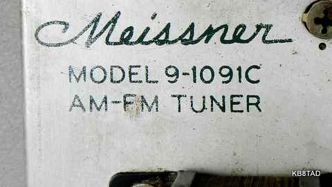 Meissner 9-1091-C AM-FM tuner