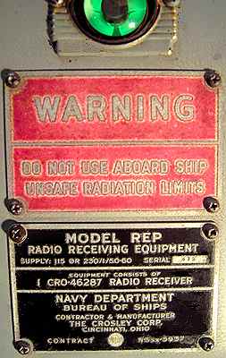 Navy REP nomenclature plate (38k)