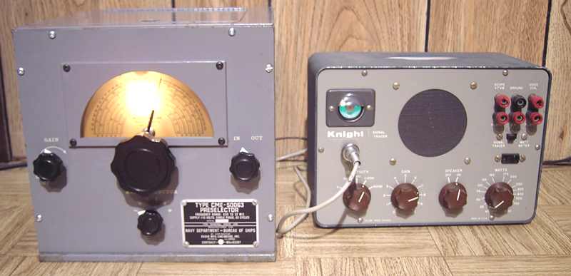 DB-20 feeding Knight-kit signal tracer