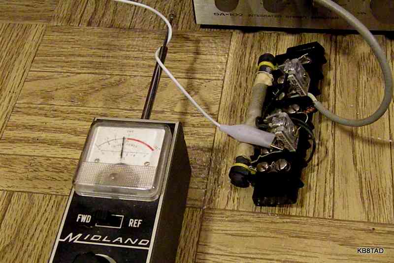 Pi-Net with field strength meter